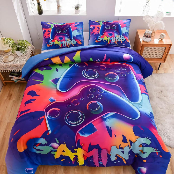 Kids Mädchen Cute Katze Kitty Katzenmotiv Bettwäsche Kinder Katzenbettwäsche Kinderbettwäsche Bed Duvet Cover Bedding Set 135×200Cm