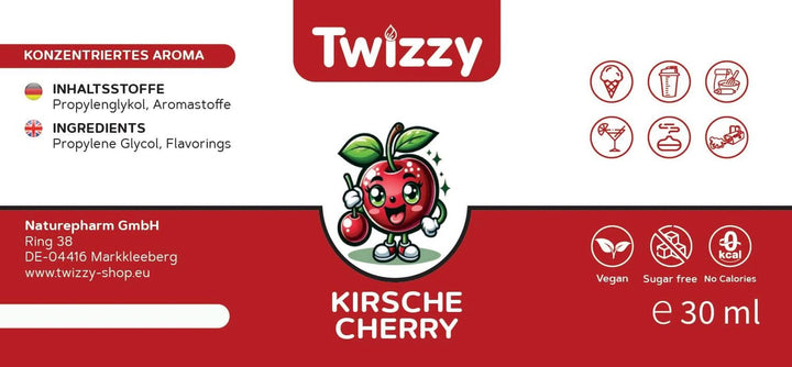Twizzy, Aroma concentrata Cirese, 30 ml