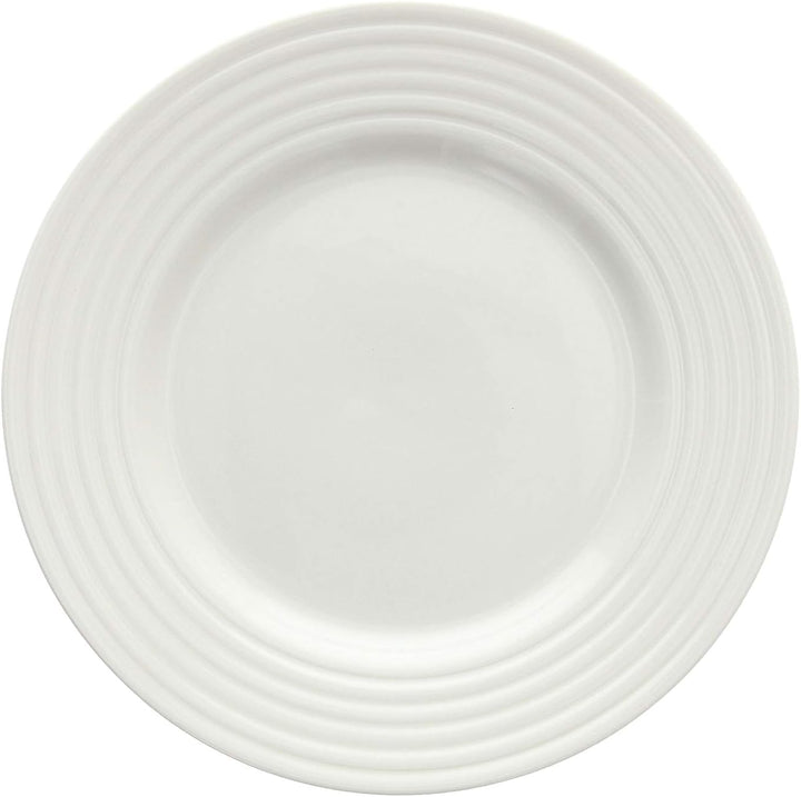 Rings Tellerservice Für 6 Personen, 18-Teilig, Porzellan, Weiß