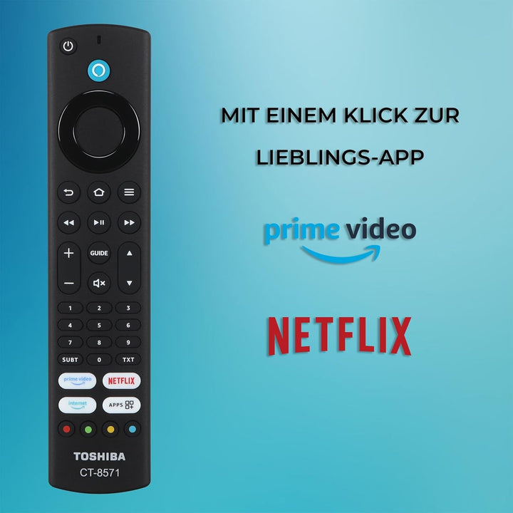 Toshiba 32 Zoll Fernseher Fire TV (Full HD, HDR, Smart TV, Triple-Tuner, Alexa Built-In, Bluetooth) 32LF3F63DAZ