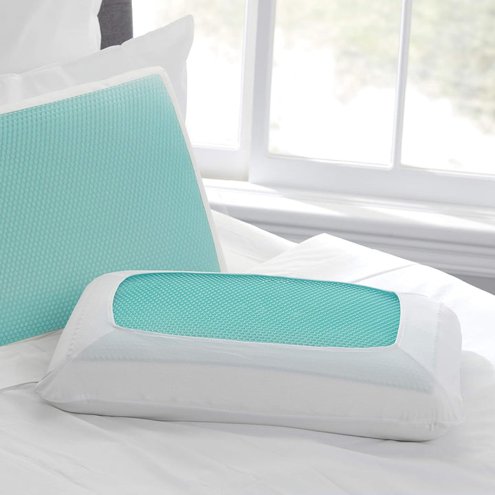 Sealy SE '19 Essentials SM Aqua Bubble Gel Sheet, 1 pernă MC (US), alb, 61 X 40 X 14 cm