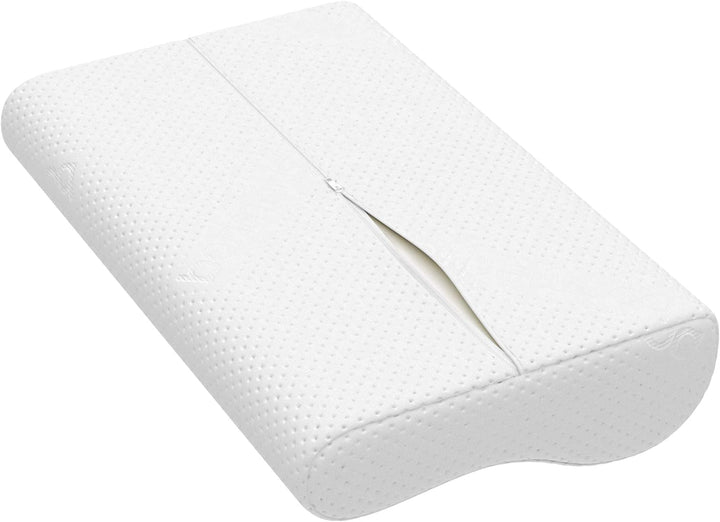 Pernă ergonomică Bonmedico Large - Pernă ortopedică de susținere a gâtului - Pernă de gât pentru dormit lateral, dormit pe spate - Pernă din spumă cu memorie - Pernă de dormit pentru adulți - Cadouri wellness