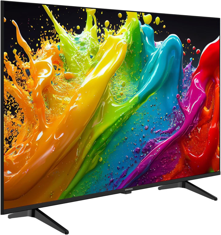 Grundig 50 VOE 84 Q Fernseher 50 Zoll (126 Cm) QLED TV, VPI 1800, Google TV, 4K UHD, Dolby Vision, HDR10+, Motion Picture Improvement, Chromecast Built-In, Bluetooth, Smart TV, Schwarz