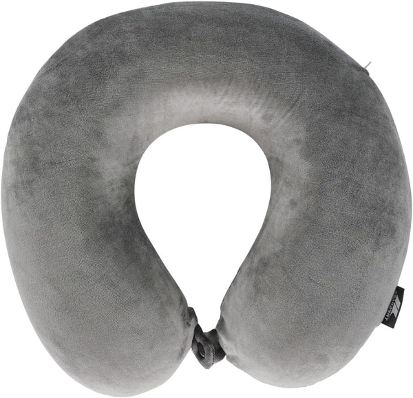 Trespass Memow Memory Foam Pernă pentru gât cu capac detașabil, gri, fiecare