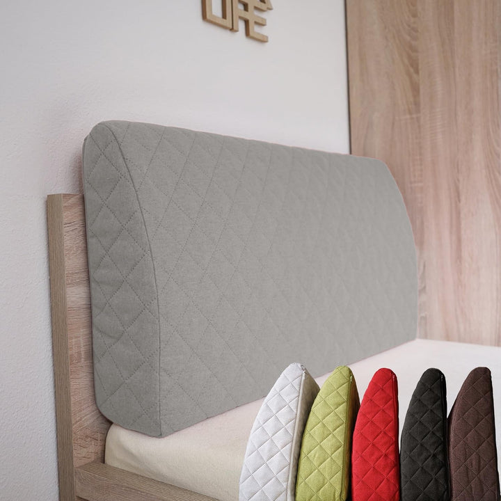 Sabeatex® spătar pentru pat, pernă de canapea, pernă de spătar pentru mobilier de lounge sau palet în 5 culori la modă. Lungime 90 cm, înălțime 45 cm Culoare: (gri)