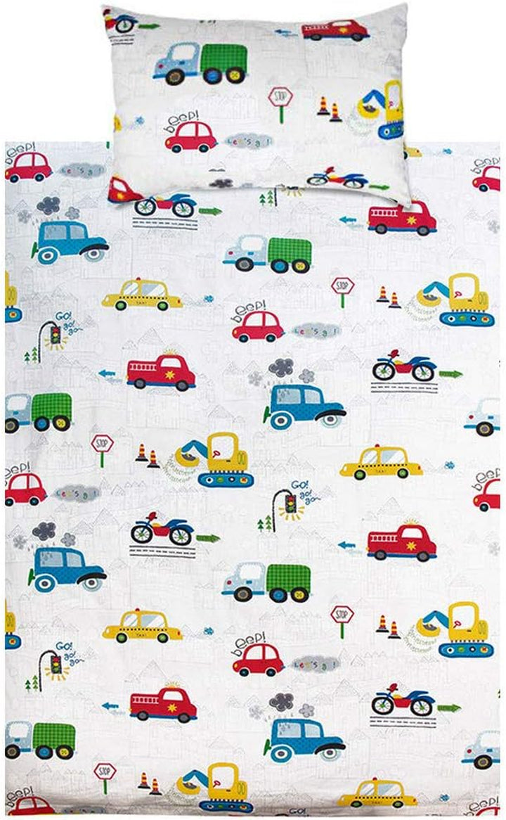 Kinderbettwäsche 135X200 Bettwäsche Für Kinder Jungen Mit Astronaut Und Rakete Muster 100% Baumwolle 80X80Cm Kissenbezug Mit Reißverschluss 2 Teilig Blau