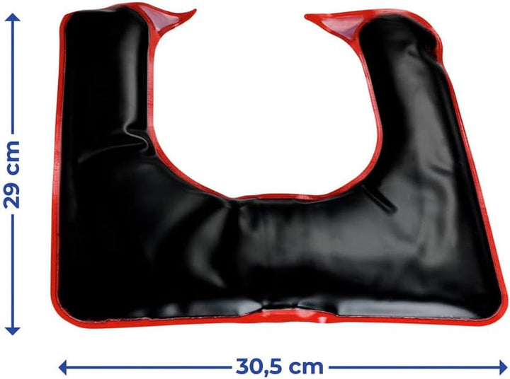Pernă de gât Maximex Moor, Cuptor cu microunde, Căldură liniștitoare împotriva tensiunii, Potrivire specială, Dimensiuni (L X H X P): 30.5 X 1 X 29 Cm