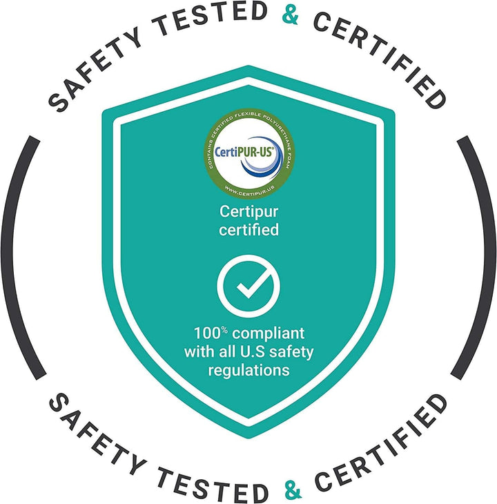 Rulou pentru gât Milliard Visco foam cu husă lavabilă, certificat Oeko-Tex, duritate medie, 10X43 cm, perfect pentru alergici, pernă de călătorie, pernă rotundă pentru gât, rulou de poziționare, rulou pentru genunchi