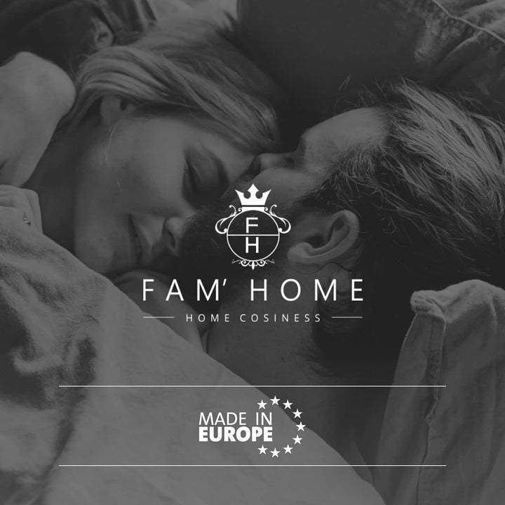 FAM Home Pernă 80X80 Set de 2 Microfibre moi - Pernă 80X80 Suferă de alergii Cu suport optim pentru gât și cap - Pernă interioară Respirabilă Reglarea umidității Antibacteriană